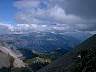 Blick aus der Wand des Mt. Chaberton auf die Umgebung aus ca. 2700m Höhe...
